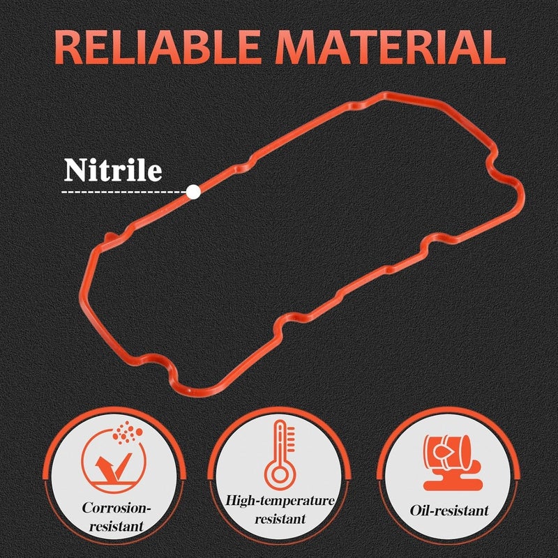 HIMARKLIF Throttle Body Valve Cover Gasket Seal Compatible with Polaris RZR 800 2011-2014/ Ranger 800 2011-2016 Replace#: 5413874 - Image 2